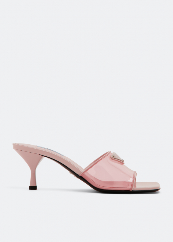 Prada Plexiglas mules for Women - Pink in Oman | Level Shoes