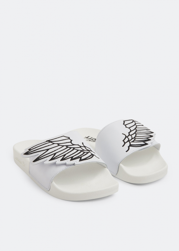 Adidas x Jeremy Scott JS Wings Adilette slides for Men - White in Oman |  Level Shoes