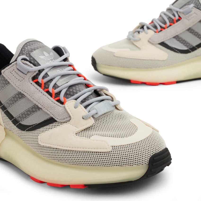 adidas Zx 5K Boost Le Silver Met. Cream White Solar Red GY5993 | Freshcotton