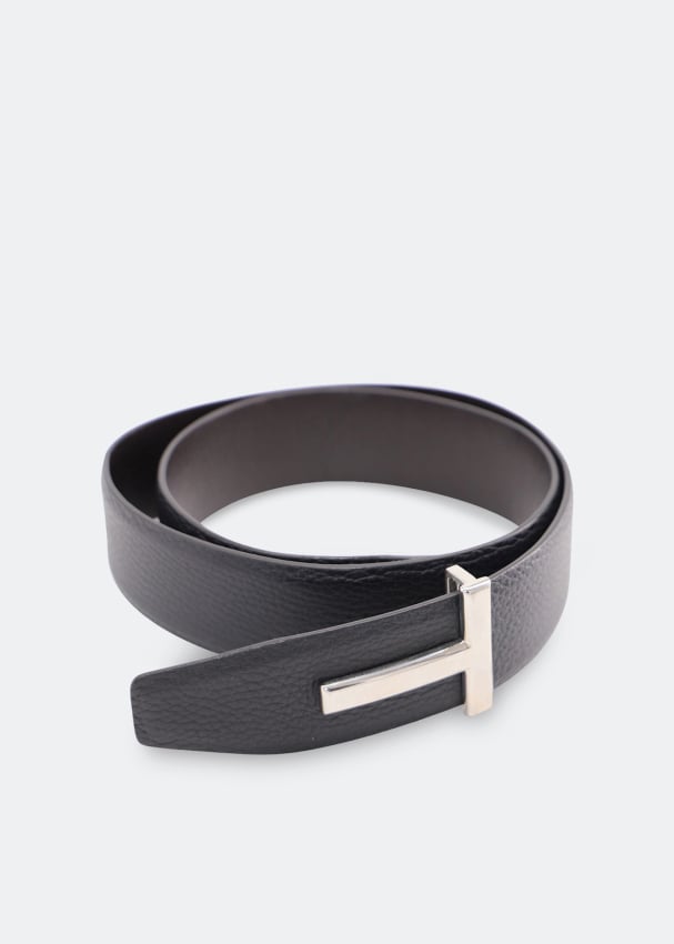 Tom Ford Pre-Loved T Icon reversible belt for Men - Black in Oman | Level  Shoes