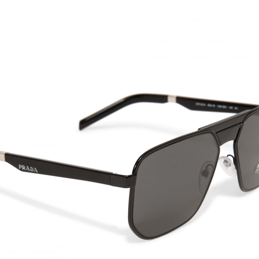 Prada Metal sunglasses for Men - Black in Oman | Level Shoes