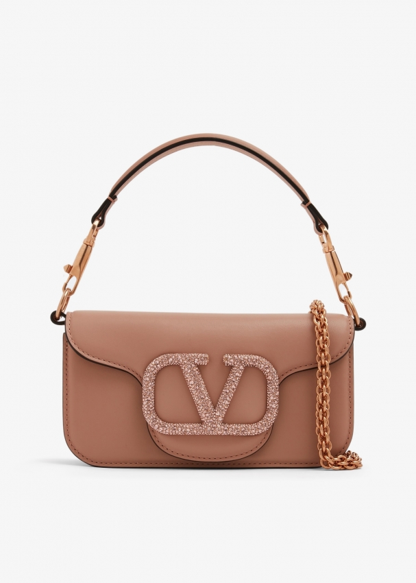 Valentino Garavani Locò small shoulder bag for Women - Brown in Oman ...