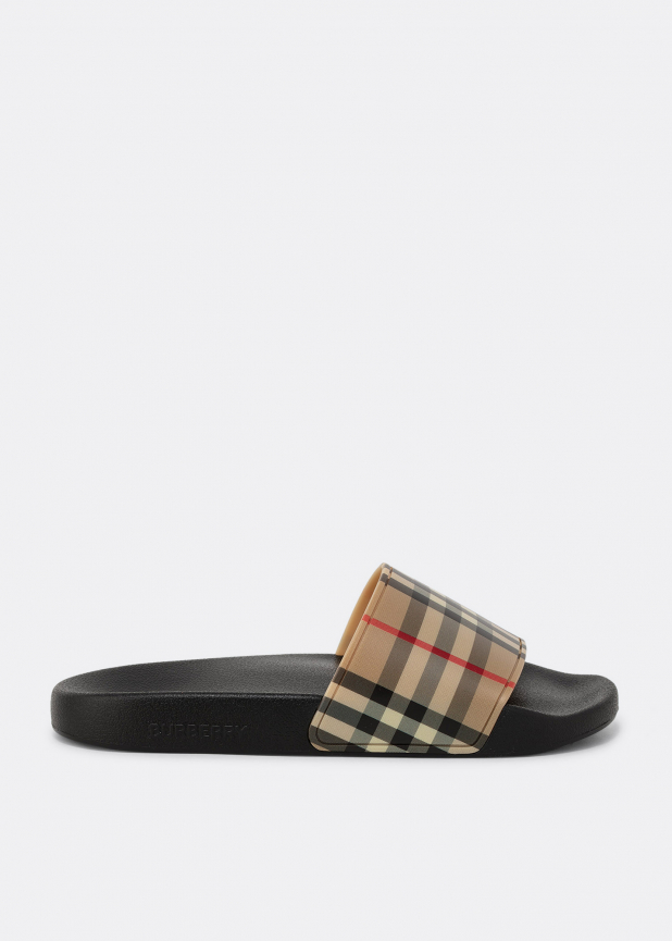 burberry furley slides womens